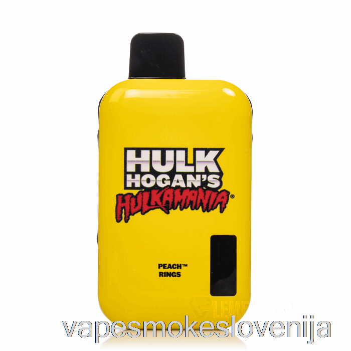 Vape Slovenija Hulk Hogan Hulkamania 8000 Obročki Za Breskve Za Enkratno Uporabo